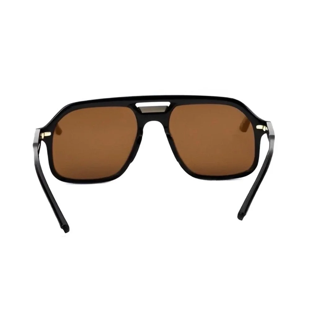 Street Sunglasses Dark Brown Lens HipHop Cholo Shades Men Elegant Classy Eyewear
